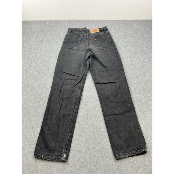 Vintage Levi's 550 Orange Tab Relaxed Fit Regular Jeans Women's 25x28‎ Black - Picture 12 of 12